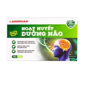 LADOHERBAL HOẠT HUYẾT DƯỠNG NÃO – Giúp tăng tuần hoàn máu não, giảm nguy cơ đột quỵ, tai biến (50 viên)