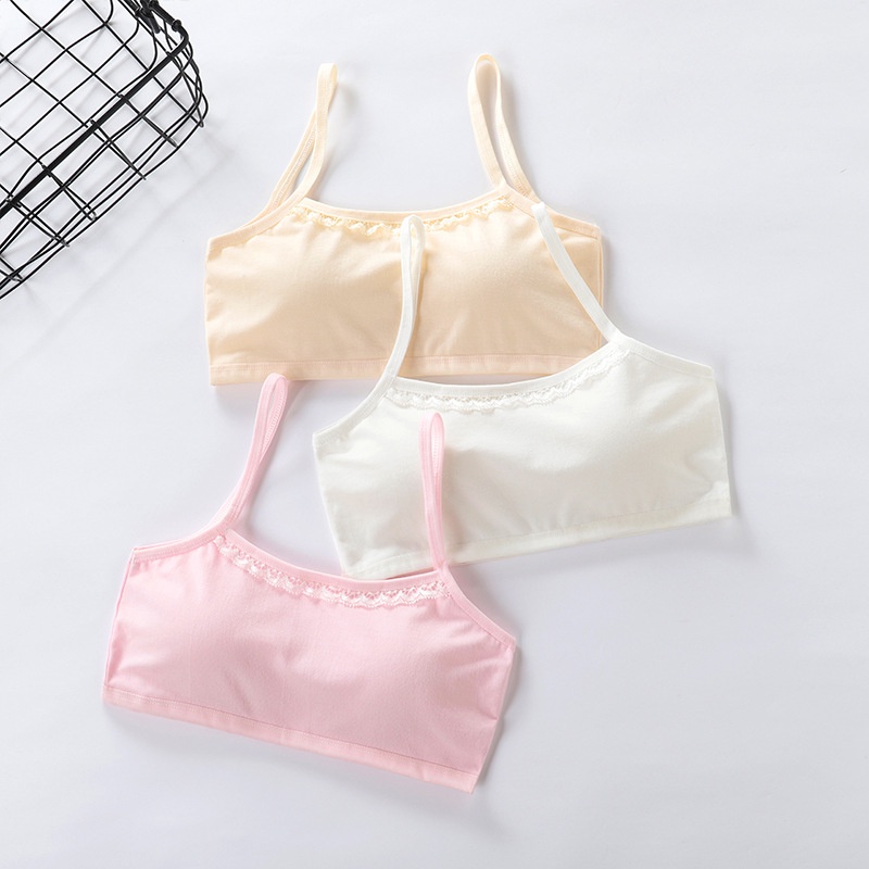 Áo Ngực Trọng Lượng Nhẹ Kèm Mút Đệm Dành Cho Bé Gái 8-16 Tuổi