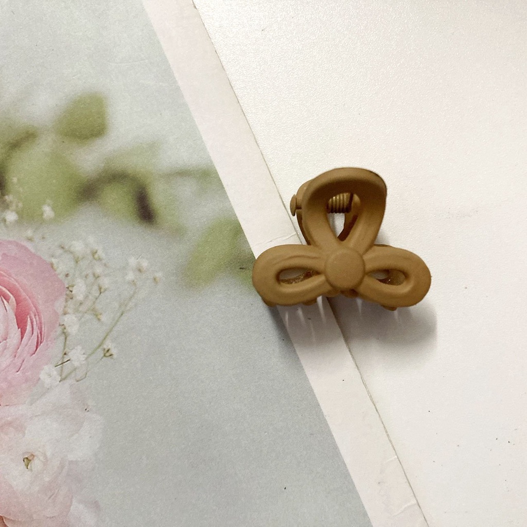 Kẹp tóc gấp tóc mái màu dài 2cm hình nơ - gap 14