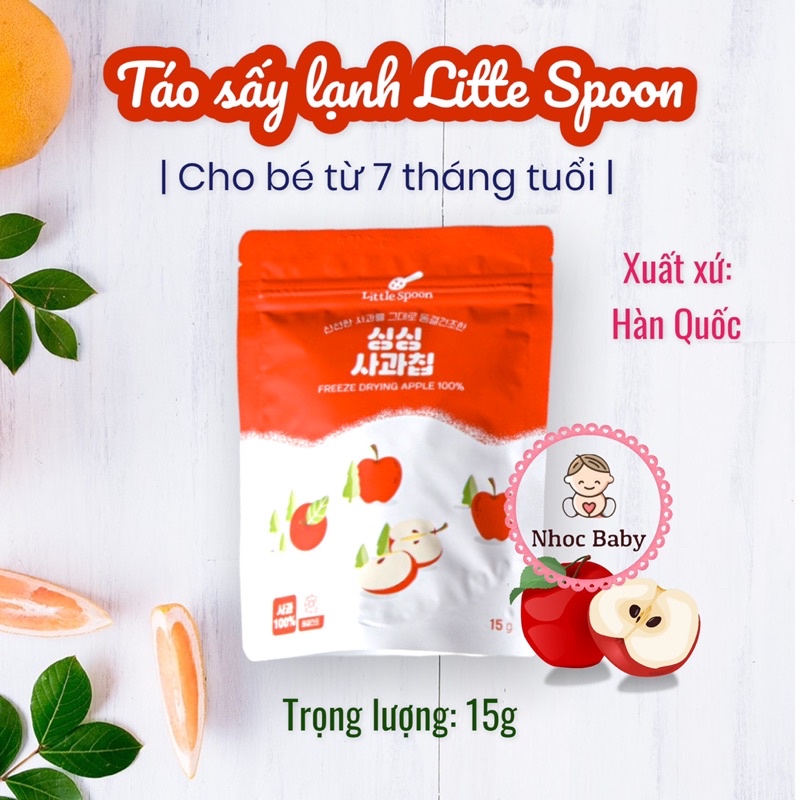Little Spoon | Trái cây hữu cơ sấy lạnh cho bé ăn dậm (Hàn Quốc)