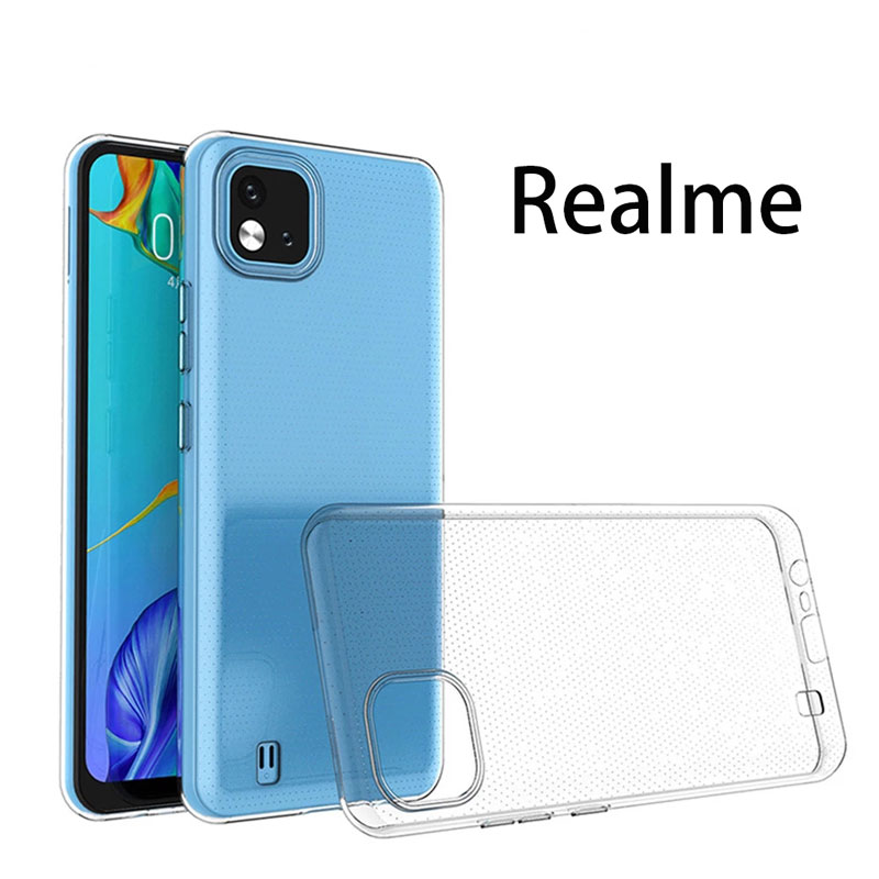Ốp điện thoại chống sốc chống va đập bảo vệ cho Realme C55 C35 C33 C30 C30s C21y C25y C20 C25 C25s C21 C17 C15 C12 C11 2021 C3 C2 4G 5G 2023