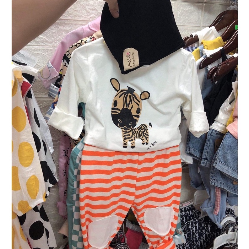 Sale Lớn !!! BỘ NGỰA VẰN TĐ KÈM MŨ bé trai bé gái SIÊU CHẤT