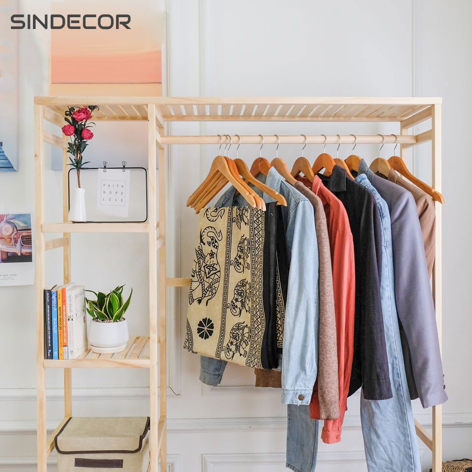 Tủ quần áo gỗ - Tủ treo quần áo lắp ráp - Sindecor