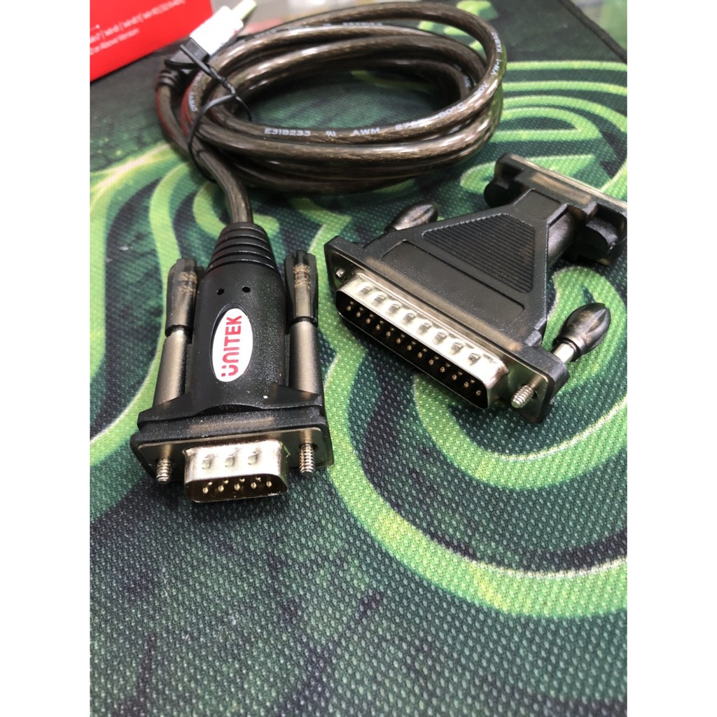 Cáp chuyển từ USB ra COM (RS232) UNITEK Y-105