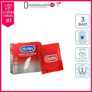 Bao cao su Durex Fetherlite Ultima, Invisible siêu mỏng và bcs dupe Durex Maxxman, Volcano, Oleo 3bao-cam kết chính hãng