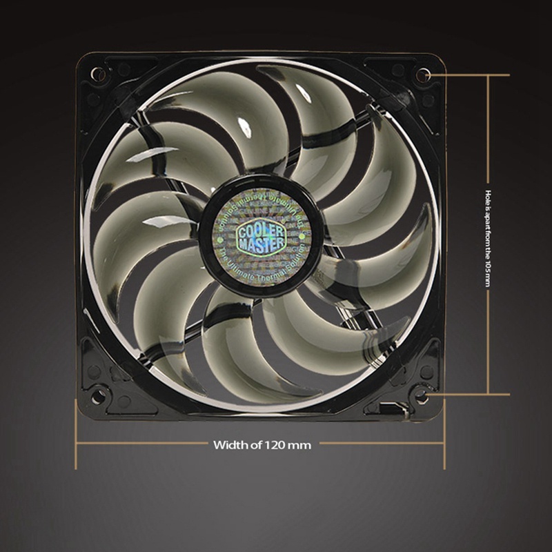 COOLER MASTER Quạt Làm Mát 120 120mm PWM 12025 Không Ồn Tiện Dụng
