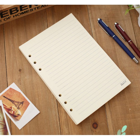 Ruột giấy refill A4 B5 A5 A6 cho sổ bullet journal còng sổ ruột dot blank line sticker