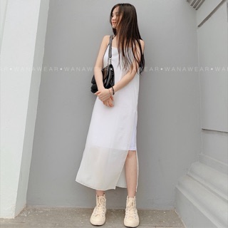 Váy 2 dây xẻ vạt cực xinh