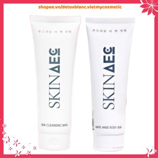 BỘ ĐÔI Ủ KÍCH TRẮNG BODY WHITE ANISE BODY SKIN + SỮA TẮM HÀNG NGÀY SKIN CLEANSING BATH SKIN AEC🔥🔥🔥