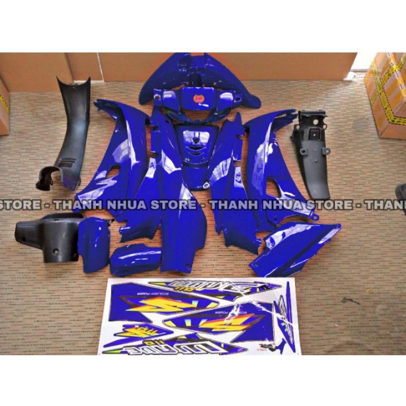 Dàn áo Wave nhỏ/Zx/Alpha/Thái110 Xanh Dương kèm tem