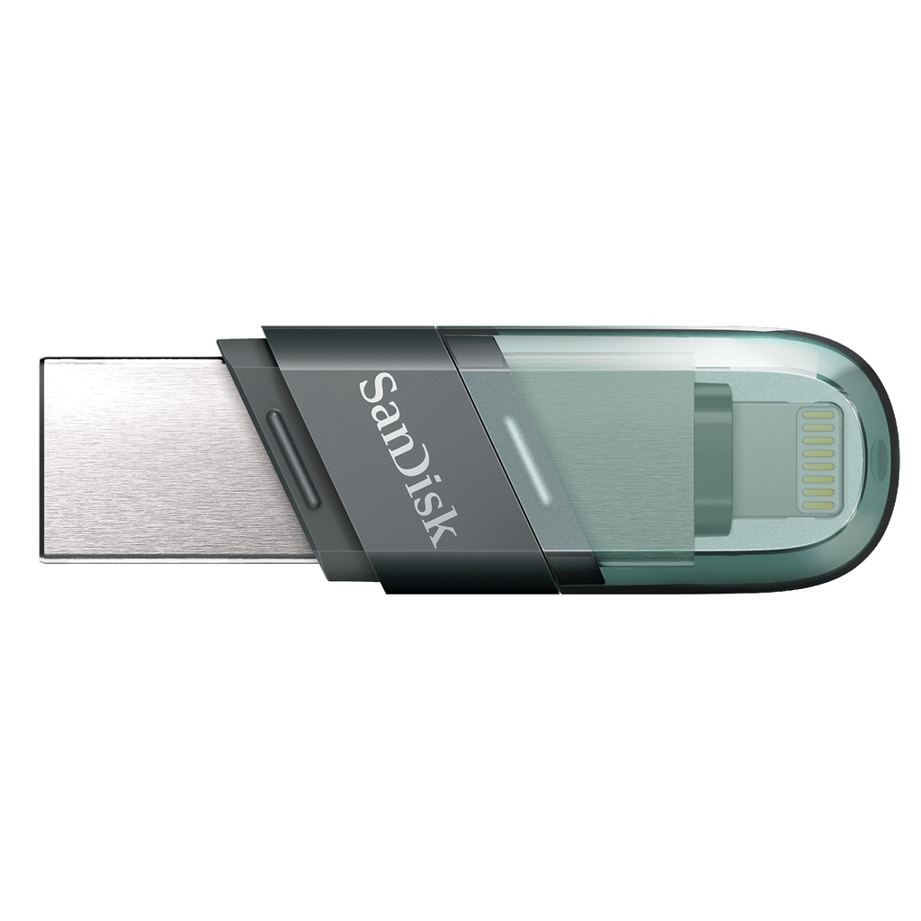 USB 3.1 OTG SanDisk iXpand Flash Drive Flip 32GB 64GB 128GB 256GB (Bạc)