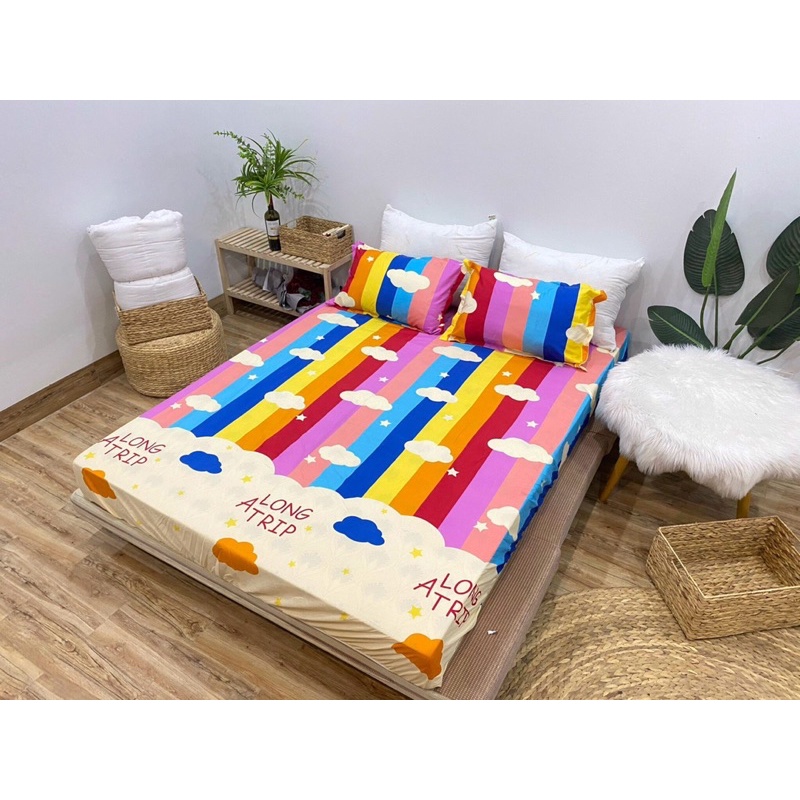 Trọn bộ 5 món Poly set hè và set phao- mẫu cầu vồng mây
