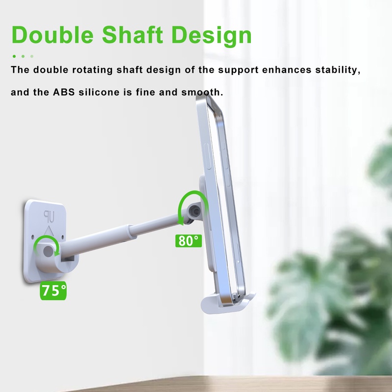 Giá Đỡ Điện Thoại Gắn Tường Có Thể Điều Chỉnh Và Gấp Gọn Tiện Dụng