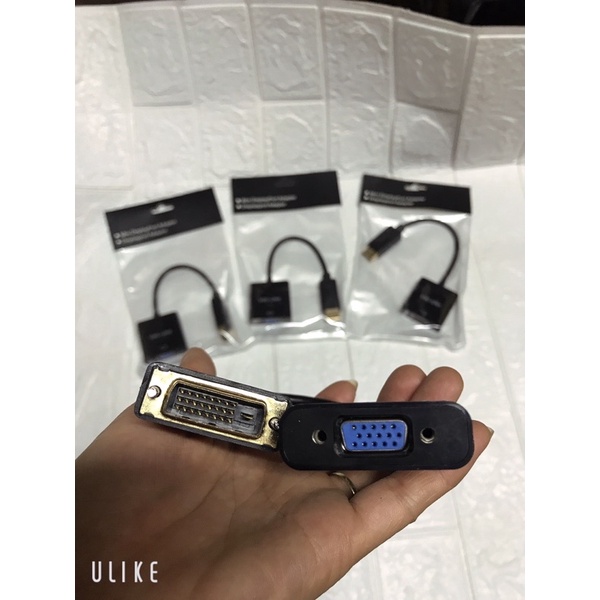 (Hàng Hãng) Cáp Chuyển Tín Hiệu DVI (24+1) Sang VGA VIKI LINK - Dây Chuyển DVI Sang Màn Hình