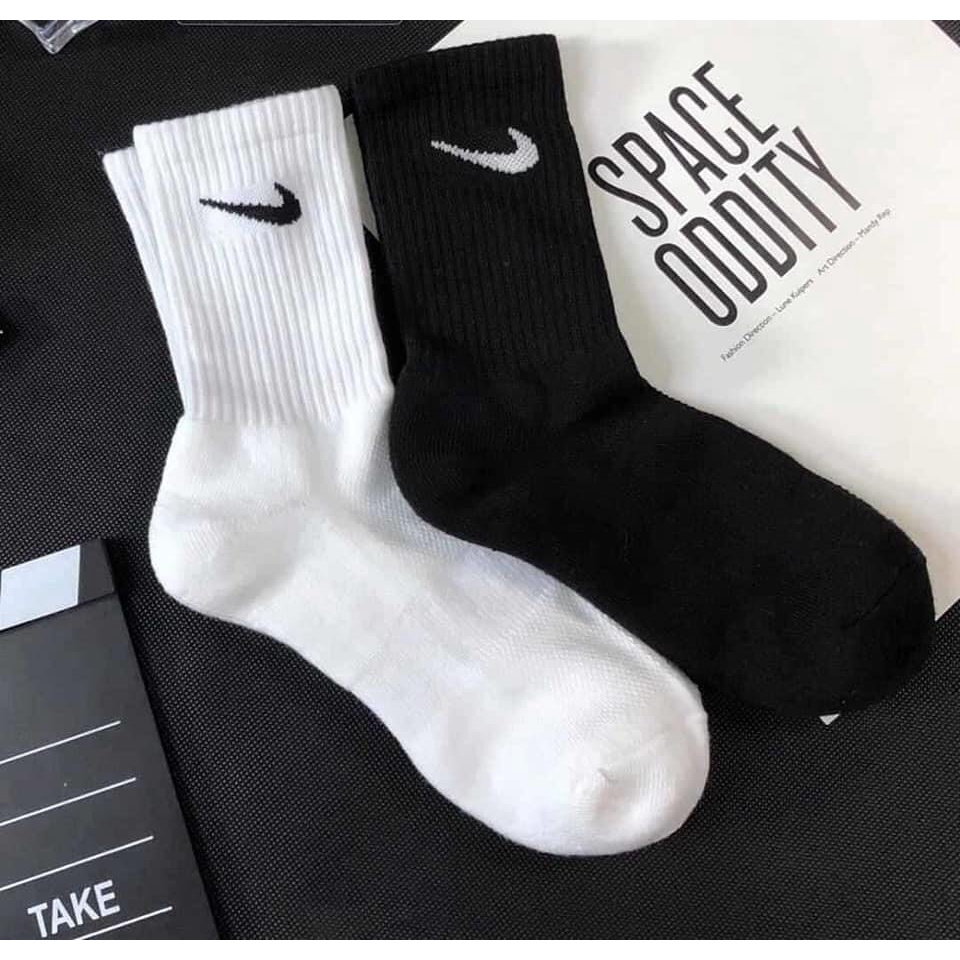 Tất Nike Cổ Cao 💝FREESHIP💝 Vớ Nam Nữ Unisex Cao Cấp- Vớ Dày Dặn Cao Cấp Chống Hôi Chân