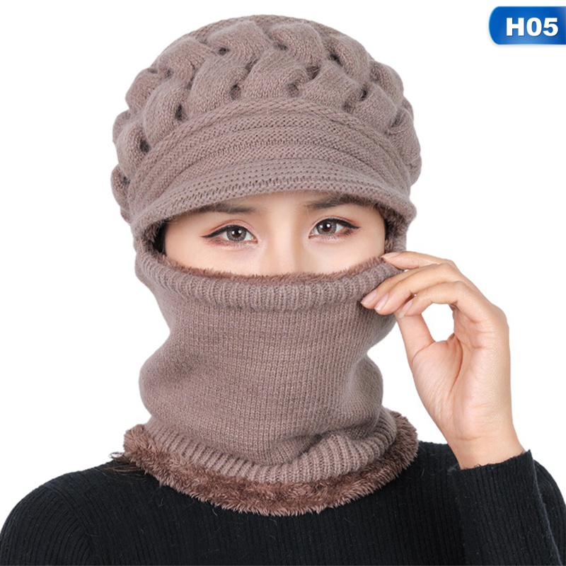 Nón len giữ ấm mùa đông dành cho phụ nữ trung niên thanh lịch