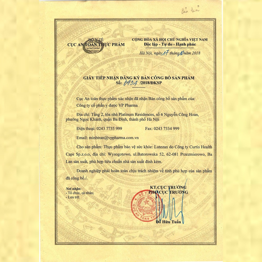 VIÊN BỔ MẮT LUTEZAN (ADAMED) | Thế Giới Skin Care