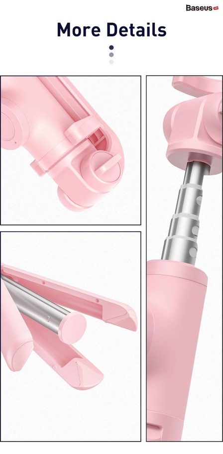 Gậy tự sướng tích hợp Tripod chân xếp gọn Baseus Lovely | BigBuy360 - bigbuy360.vn