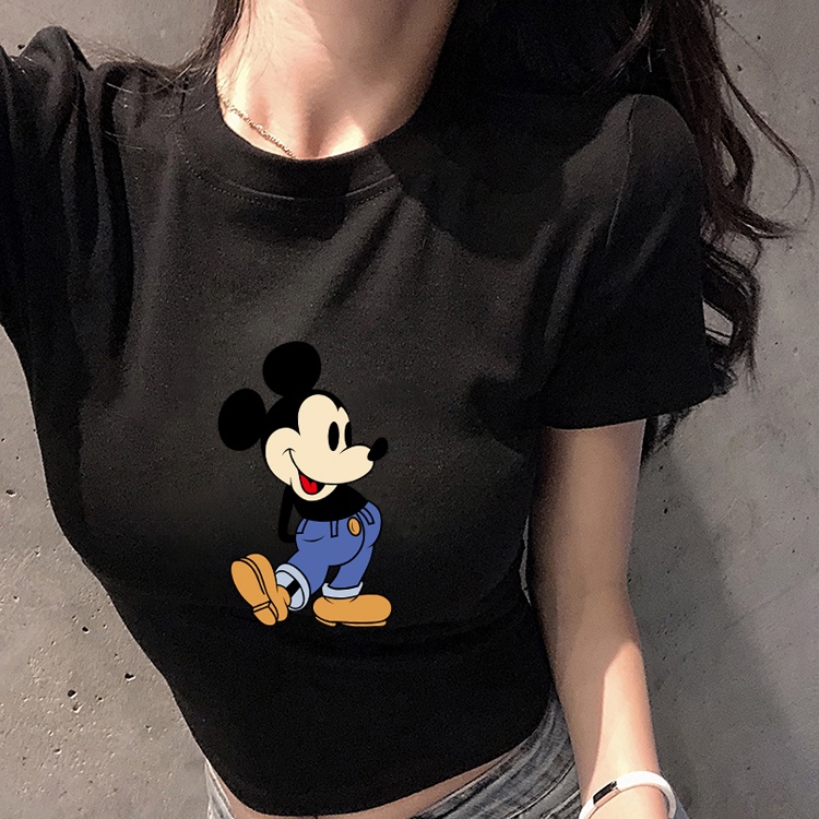 Áo Thun Tay Ngắn Dáng Ôm Phong Cách Hàn Quốc Cổ Điển Thời Trang Mùa Hè 271d568