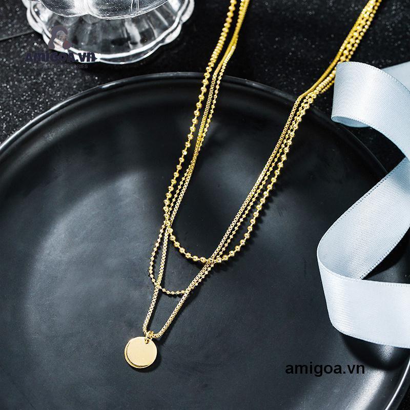 ✨✨Vòng cổ Nhiều Lớp Thiết Kế Đơn Giản Xinh Xắn