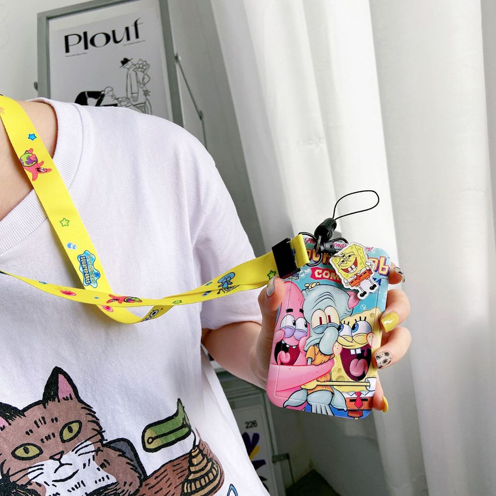 Bao đựng thẻ căn cước công dân hoặc thẻ ngân hàng kiểu hoạt hình Mickey Minnie dễ thương cho học sinh