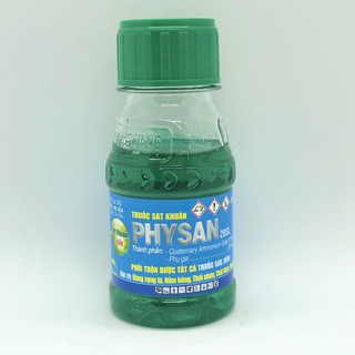 Thuốc Sát Khuẩn Physan 20sl 100ml trị vàng lá, nấm hồng, thối nhũn, thối thân, thối hạt