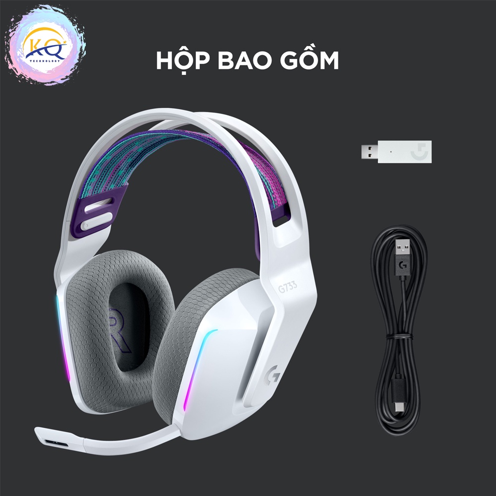 Tai nghe gaming Logitech G733 KDA Lightspeed Wireless
