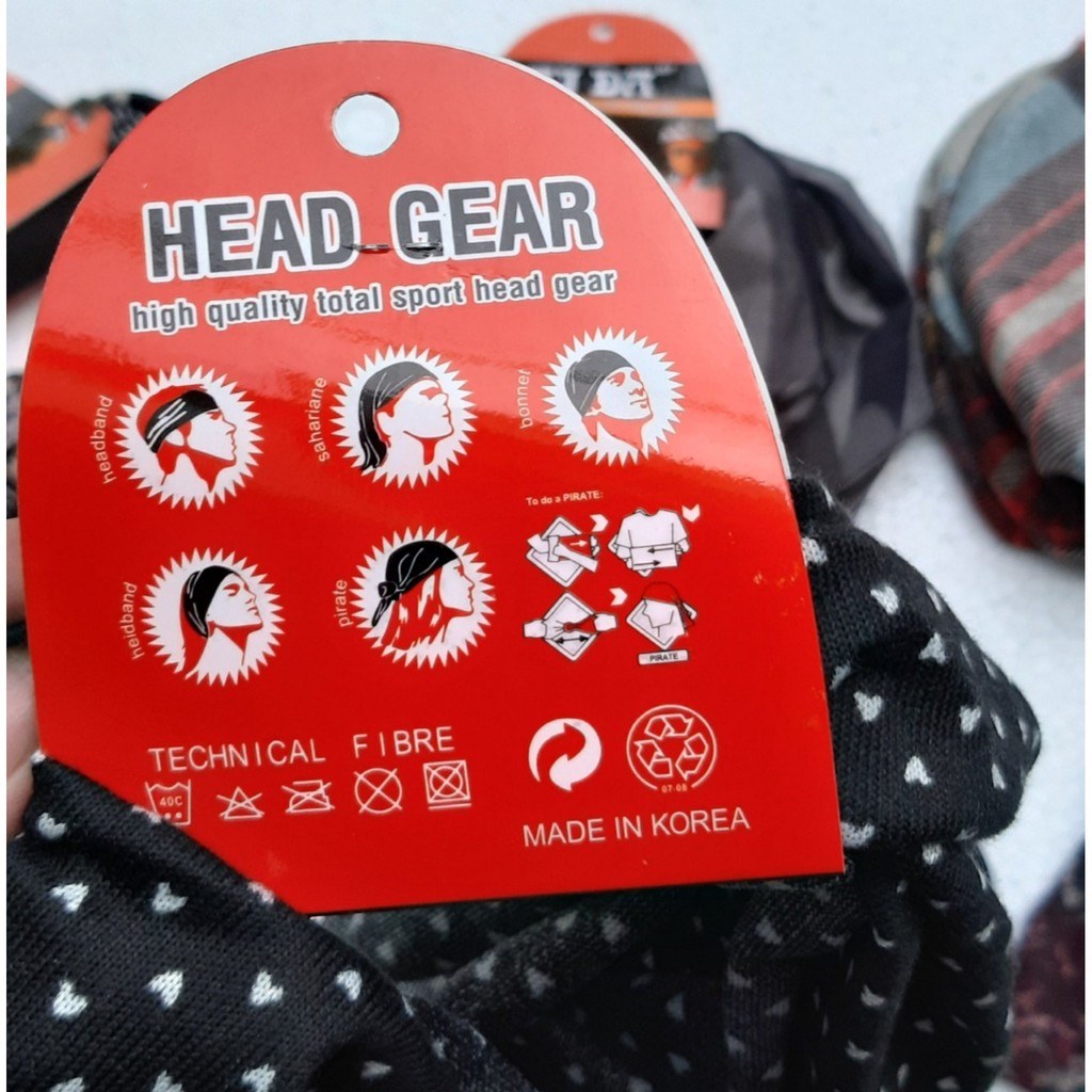 Combo 100 cái Khăn đa năng đi phượt, Chống Năng, Kháng Khuẩn Thun Cotton 4 Chiều (Giao màu ngẫu nhiên)