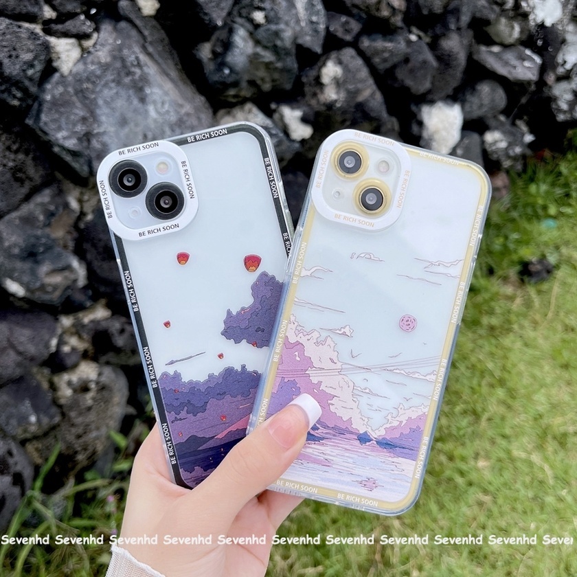 Ốp Điện Thoại Họa Tiết Ngọn Núi Thời Trang Cho iPhone 13 12 11 Pro Max SE2020 X XR XS Max 8 7 6 6s Plus