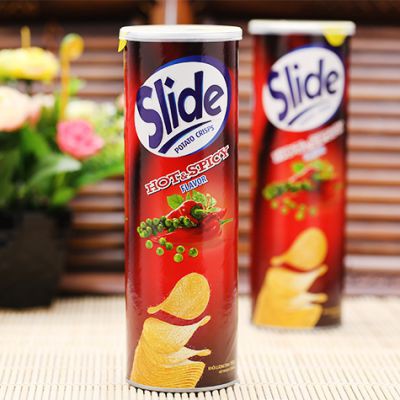 Snack khoai tây vị tự nhiên SLIDE lon 160g (đủ 4 vị best seller)