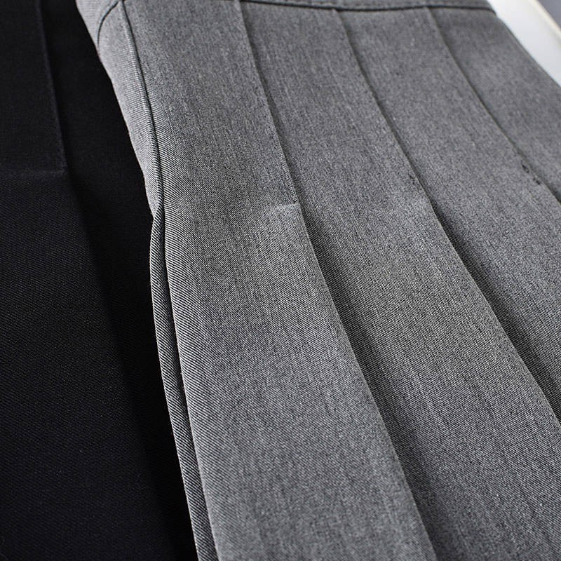 Chân Váy Chữ A Lưng Cao Màu Xám Thời Trang Cho Nữ | BigBuy360 - bigbuy360.vn