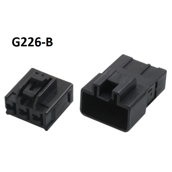 G226-Giắc cắm xe hơi công suất cao 7.8mm 3 lỗ màu đen
