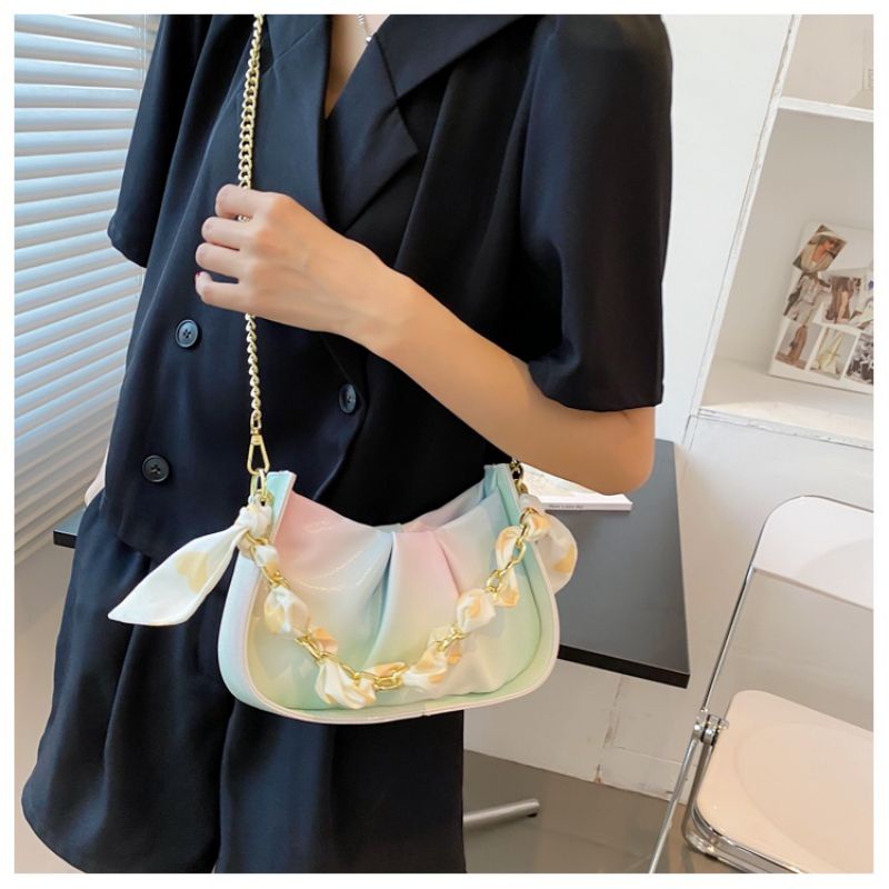 Túi xách nữ đẹp đeo chéo kẹp nách nữ đeo vai phối nơ da pu phong cách hàn quốc đi chơi thời trang cao cấp giá rẻ