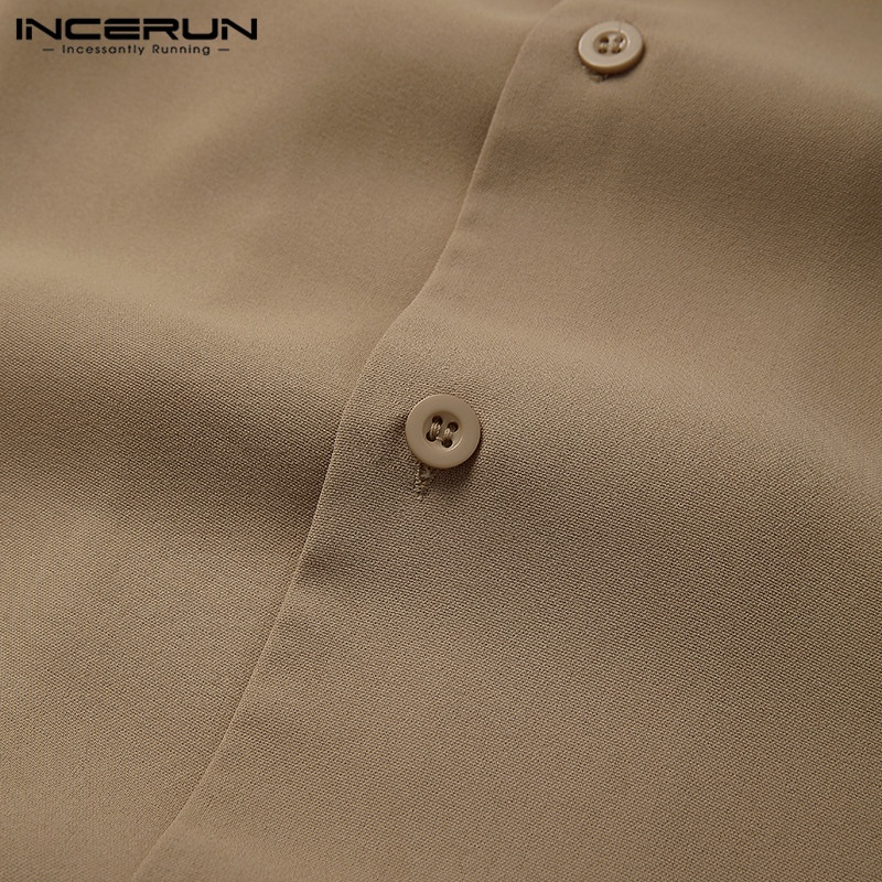 Áo Sơ Mi Nam Dài Tay Cổ Chữ V Cài Nút Thời Trang