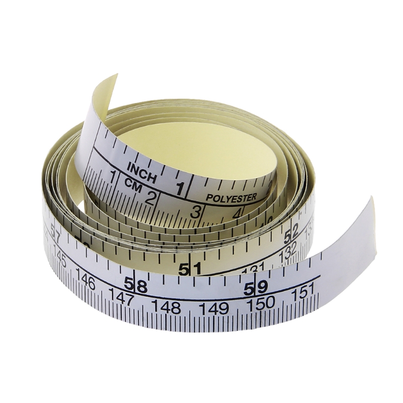 151cm Self Adhesive Metric Measure Tape Vinyl Ruler For Sewing Machine Sticker