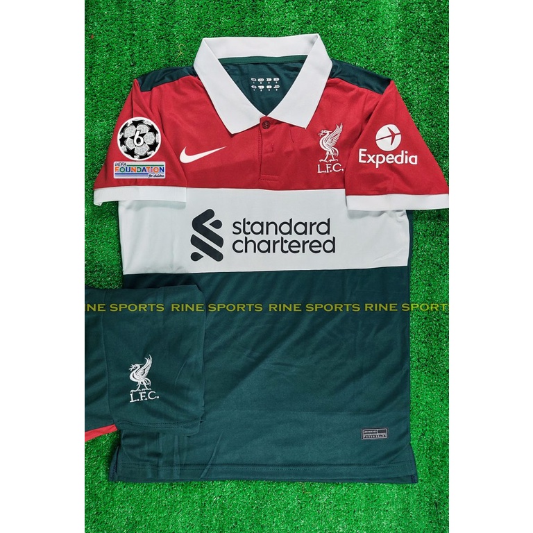Bộ áo bóng đá Liver - Liverpool  Super hàng thailand 2024-2023 Giống THI ĐẤU 99%