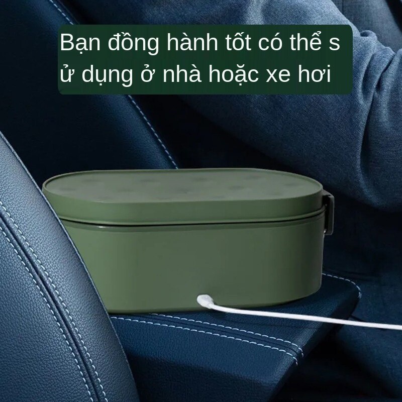Hộp đựng thức ăn trưa giữ nhiệt có thể sạc lại bằng cổng USB