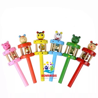 Đồ Chơi Sơ Sinh Lục Lạc Tay Cầm Hình Thú Cho Bé Từ 3 Tháng Tuổi Tập Cầm Nắm(Ngẫu Nhiên)