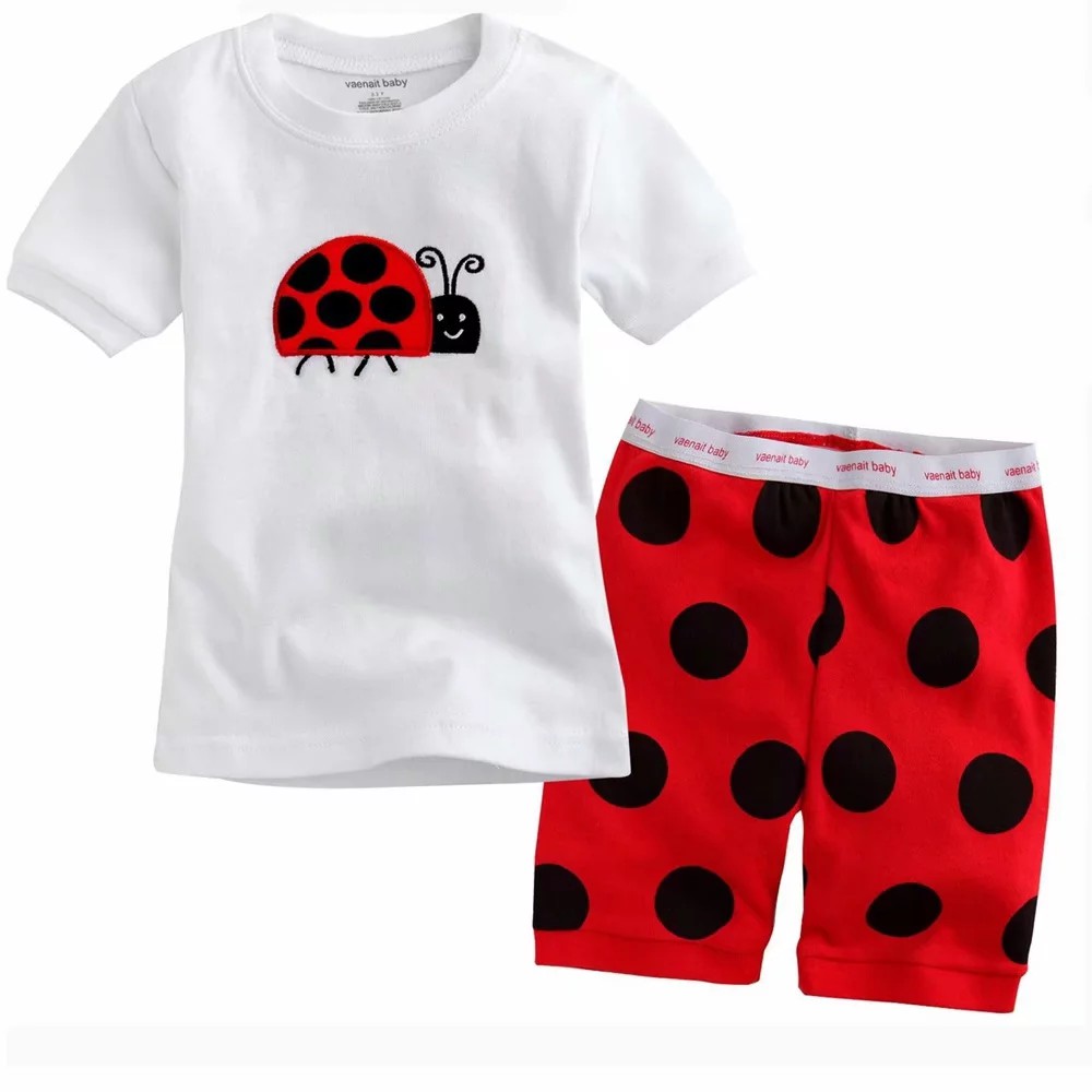 Set áo thun tay ngắn &amp; quần short pajamas cho bé trai