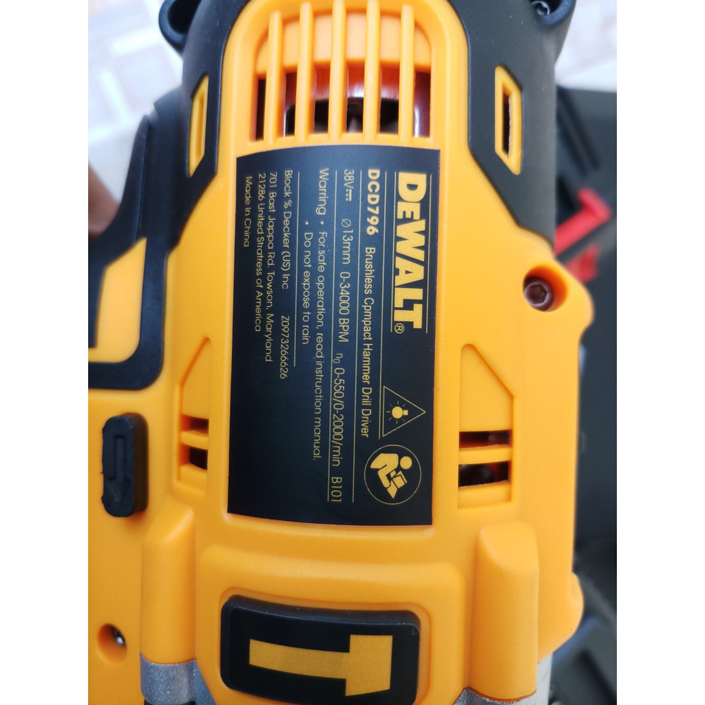 [HOT] Máy khoan pin Dewalt 38v siêu khỏe