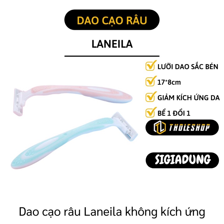 [SGD] Dao Cạo Râu - Dao Cạo Dành Cho Nữ Laneila, Giảm Kích Ứng Da, Có Thể Tái Sử Dụng 7364