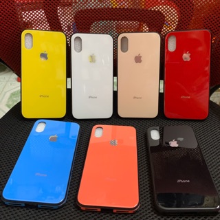 Ốp iphone X/XS , Xs max dẻo viền lưng kính