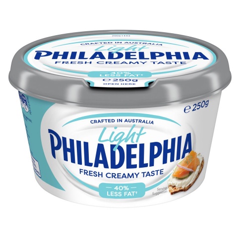 Kem Phomai Phết Giảm 25% Chất béo Philadelphia Kraft 250g