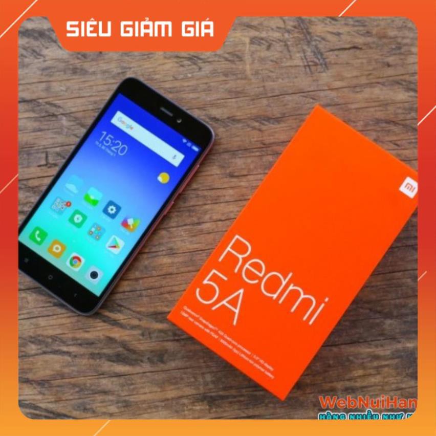 💥 Free Ship💥Điện thọai Xiaomi Redmi 5A, Ram 2Gb, Bộ nhớ Rom 16Gb, Fullbox - Hàng nhập khẩu - Bảo hành 12 tháng