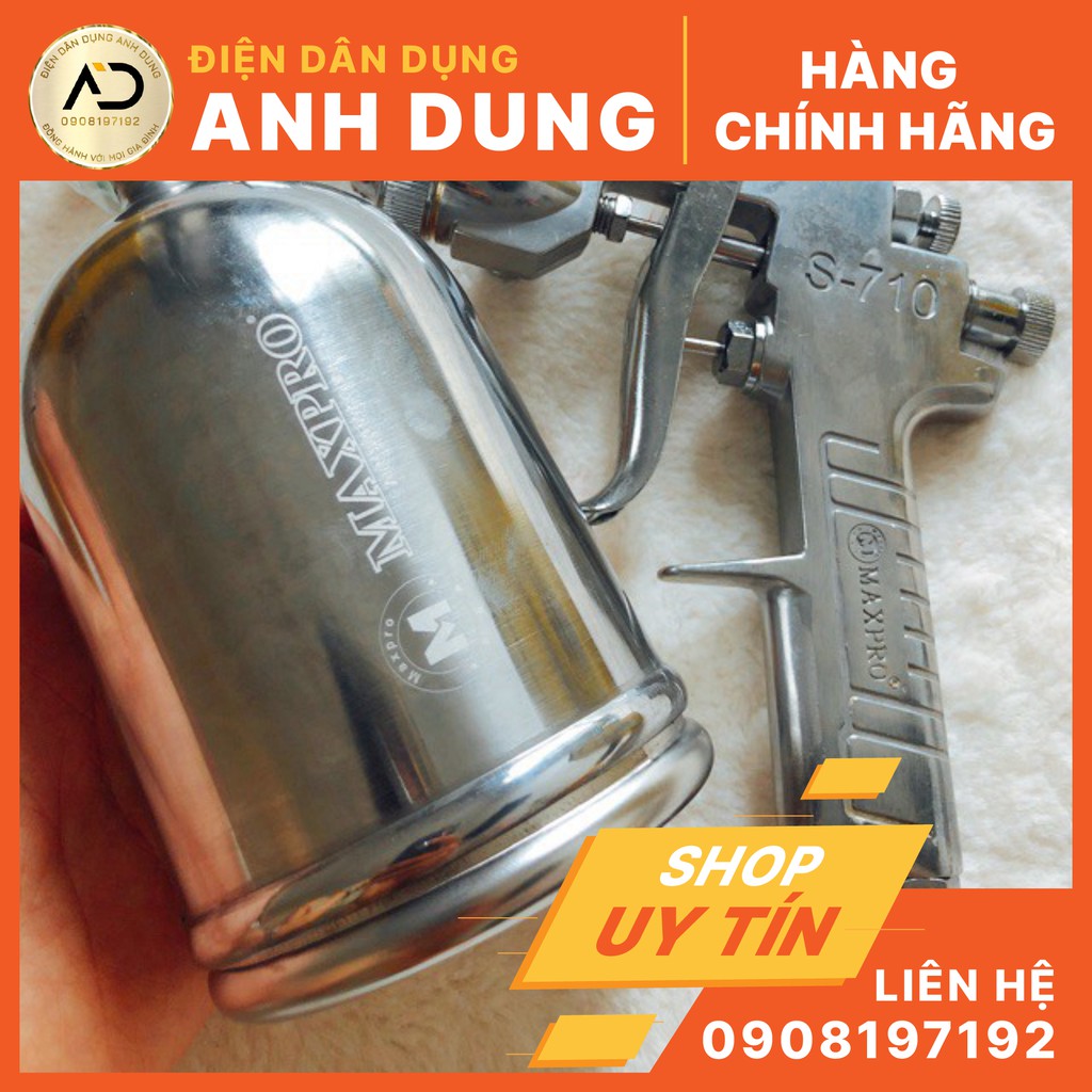 Súng phun sơn S710G Maxpro hạt mịn