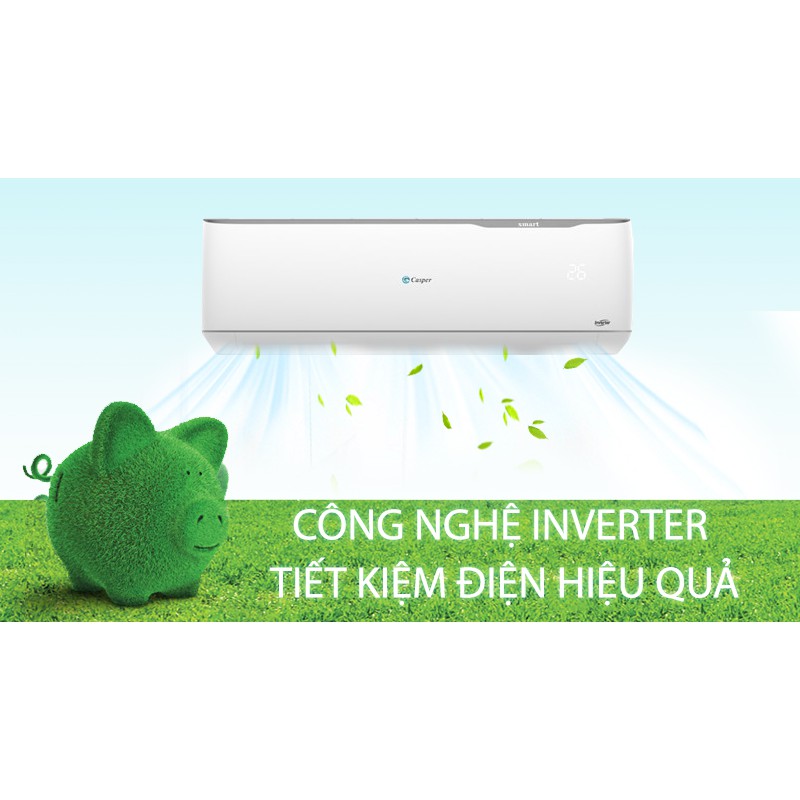 Điều hòa Casper inverter 12000BTU 2 chiều GH-12TL32 Đổi mới 1 năm - Bảo Hành 3 Năm