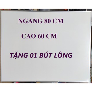 Bảng mica viết bút lông 60 x 80cm - Kèm bút lông