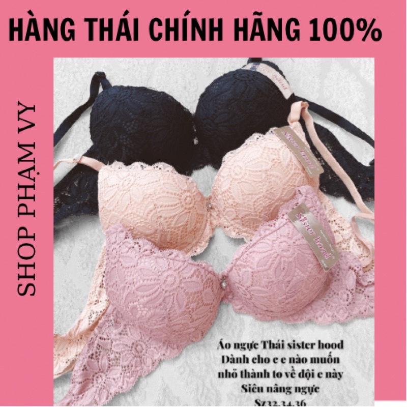 Áo Lót Thái Sisterhood Thái Lan Mã 2116, nâng ngực