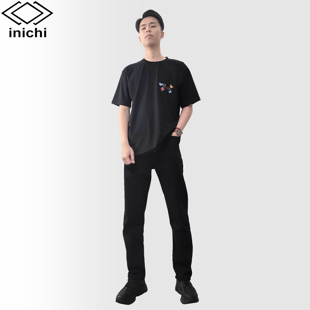 Áo thun unisex in họa tiết bướm INICHI 4 màu I10