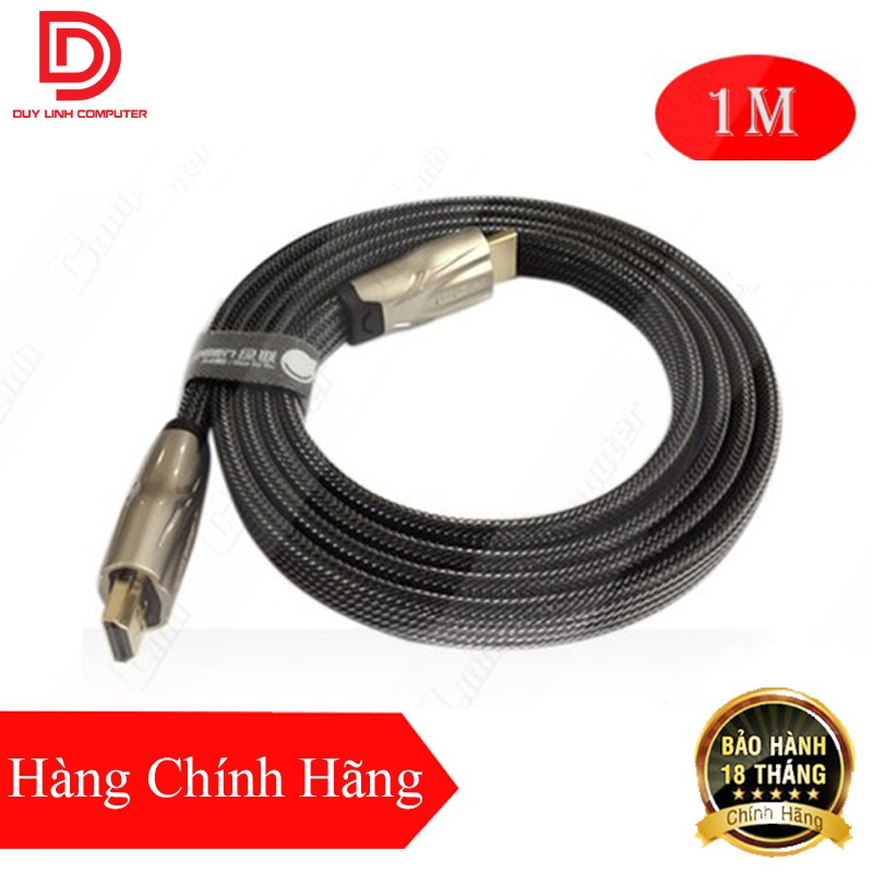 Cáp HDMI 1M dẹt Chính hãng Ugreen 10250 bọc lưới chống nhiễu, hỗ trợ 3D, 4K